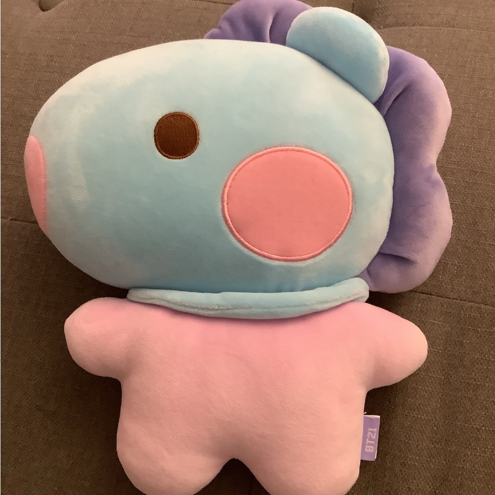BTS Official Line Friends BT21 Mang Jhope Minini Flat Plush Stuffed Animal